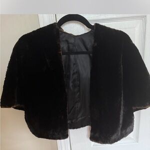 Vintage Seal Fur Shawl